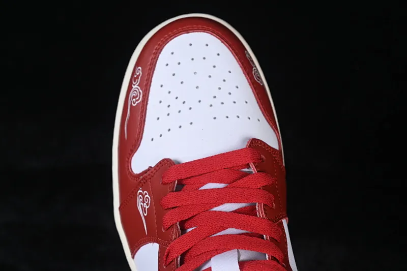All Categories Air Jordan Jordan Series Basketball Shoes Air Jordan 1 Mid Air Jordan 1 Mid AJ1 Joe 1 Year of the Horse Limited Chinese Cultural Leisure Sneakers DQ8426-105